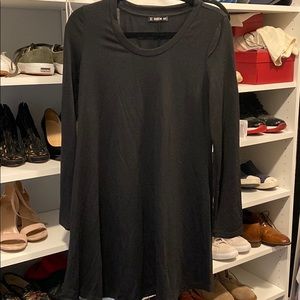 shein black dress